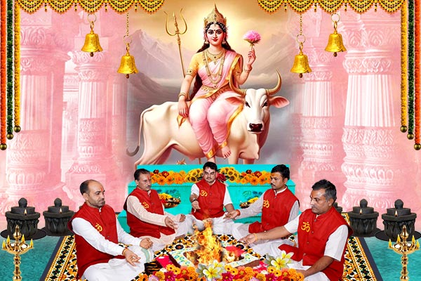 Ghatasthapana, Chandra Darshana, Shailputri Puja
