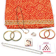 Devi maa shringar kit with Red Saree