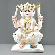 Lord Kartikeya marble idol