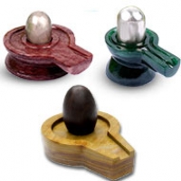 Gemstone Yoni base with Shivling