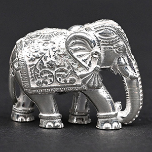 Elephant Idol - Design III (925 Sterling Silver)
