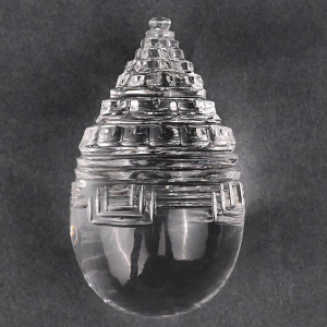 Sphatik Shree Yantra on Lingam - 84 gms