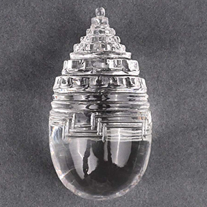 Sphatik Shree Yantra on Lingam - 94 gms