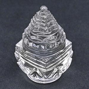 Sphatik Shree Yantra on Lotus - 96 gms