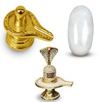 White Jade Shivalings