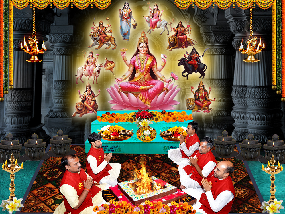 Nav Durga Puja and Yagya 1 Day (1 Goddess)